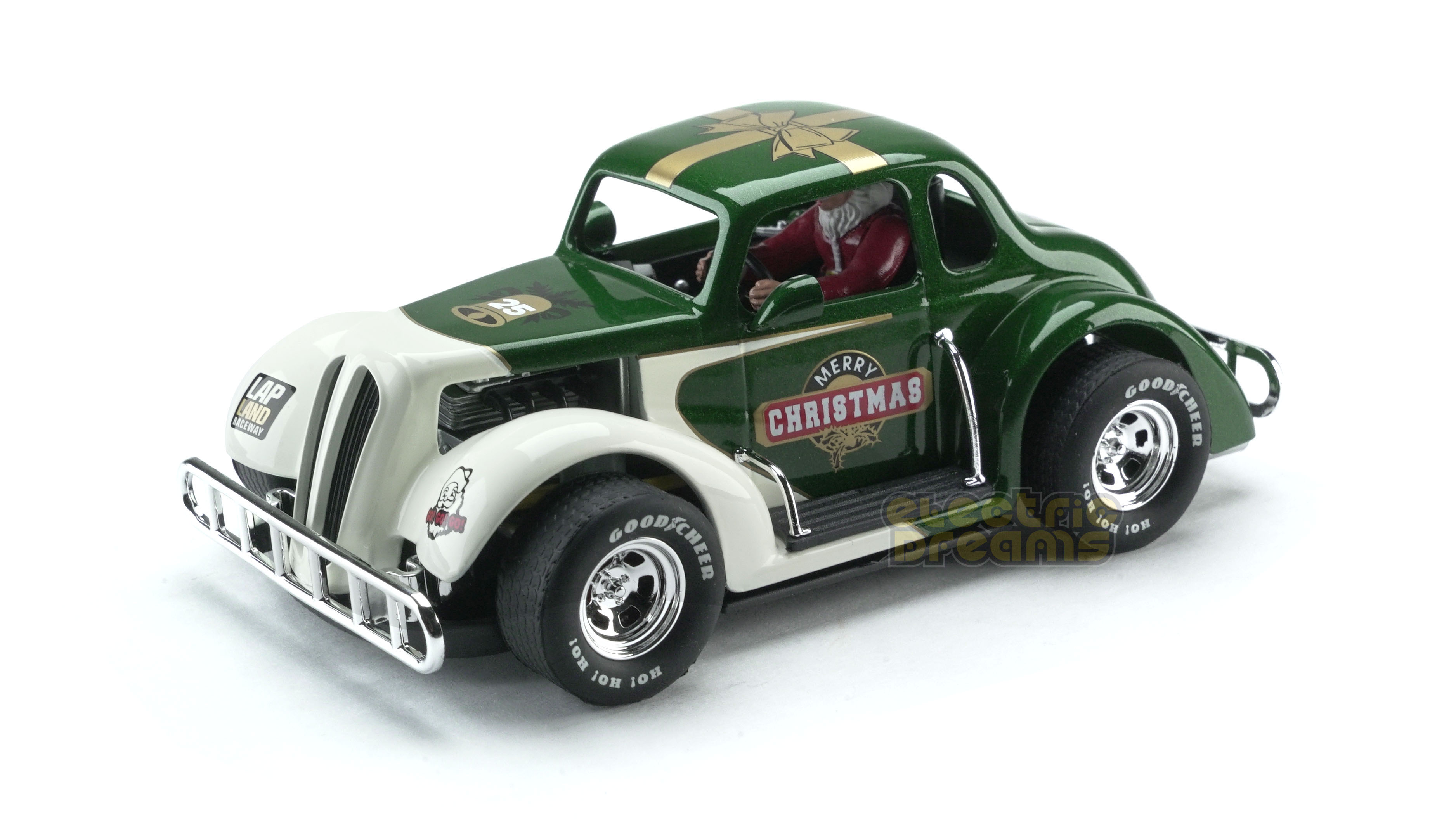 Pioneer P137 Legends Racer - '37 Dodge Coupe - 'The Legends of Christmas' - green & white